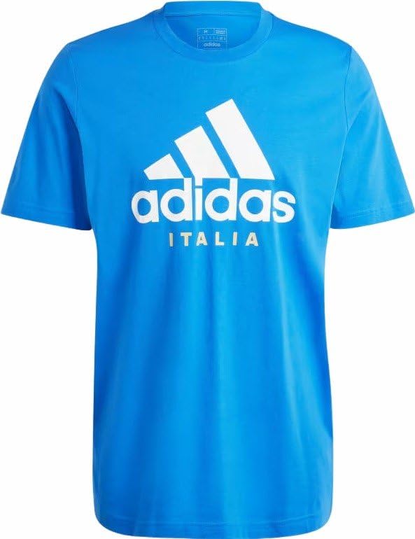 T-Shirt Adidas FIGC DNA GR Homme Fini les Maillots Inconfortables pour Supporter l'Italie