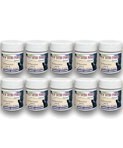 Image of Rohit Homoeo New Ortho Power Tablets Ayurvedic NewOrthoPower (10 x 40 Units) Tablets (Pack of 10)
