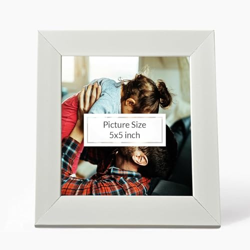 Image of Art Street Decorative Premium Set of 6 Individual Wall Hanging Picture Frame for Home, Living Room, Study Room Decor & Office Decor(5 inch X 5 inch Picture Size) - White