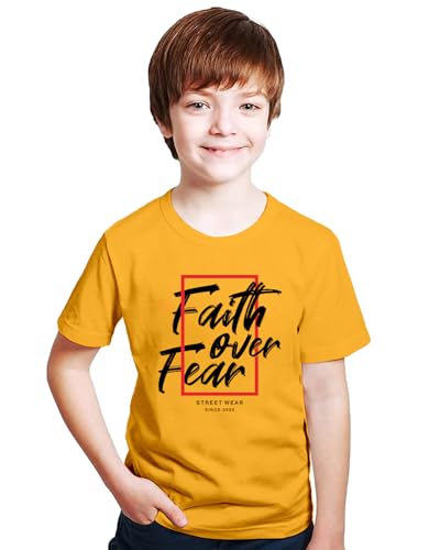 Image of XENOVAURBAN Kids Tshirts Combo | 2 Unisex Printed Round Neck Boys and Girls Kids T-Shirts - P