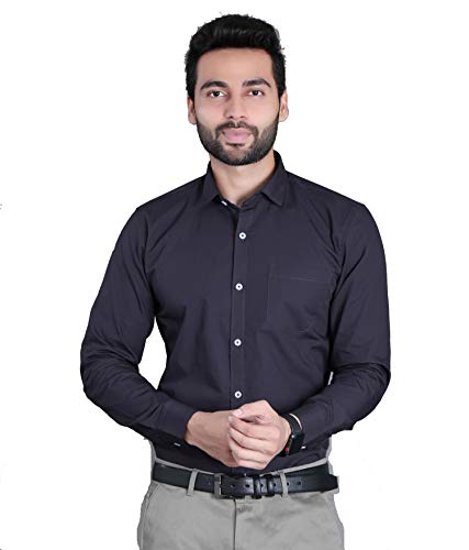 Image of FIFTH ANFOLD Men's Solid Slim Fit Shirt