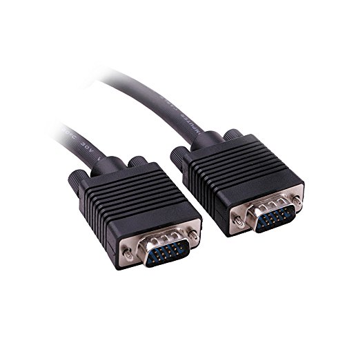 C&E CNE63127 Standard 15 Pin VGA Male to VGA Male Cable 6 Feet