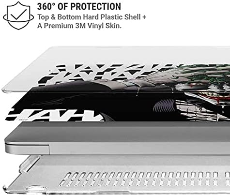 Skinit Case + Skin Compatible with MacBook Pro 15in (2016-19) - Officially Licensed Warner Bros The Joker Insanity Design