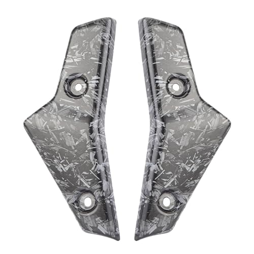 WUTBHGQXWIP Carénage de Panneau de Couvercle latéral de radiateur Compatible avec Le carénage de Moto Street Triple 765 RS 765R 2020 – 2022(Black)
