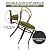 GUEGLSA Indoor Outdoor Round Chair Cushions 15 inch, Waterproof Bistro Seat Cushion with Ties ?Non Slip Circle Stool Chair Pads Set of 2, Green