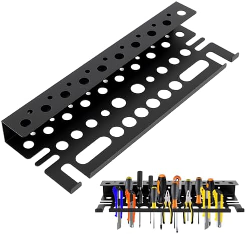 kebitedamai Screwdriver Organizer Wall Mounted Metal Tool Storage Rack ...