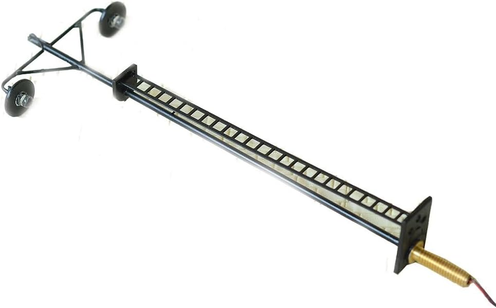 4 Pcs Mini Train Light Model, Miniature Scene LED Yard Light Model with Resistive and Nut, Train Street Station Lamp, Mini Accessories Decorations, as picture show