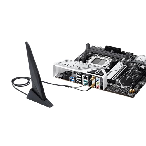 Image of ASUS B650M-AYW WiFi AMD B650 Micro-ATX Motherboard with DDR5, PCIe 5.0 M.2 Support, HDMI, Realtek 2.5Gb Ethernet, Wi-Fi 6, Rear USB 10Gbps Ports, Front USB 5Gbps Type-C, SATA 6 Gbps