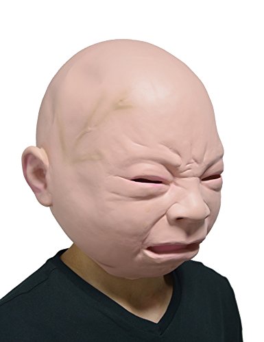 LarpGears Máscara de bebê de cabeça inteira de festa à fantasia de Halloween para adultos, Multi, St