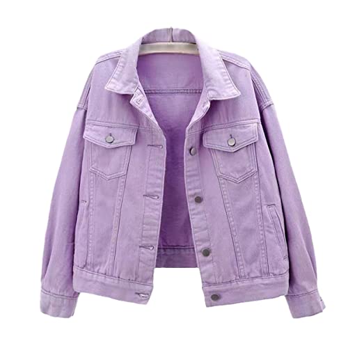 Veste en jean grande taille femme manteau court en coton pour silhouette XXL