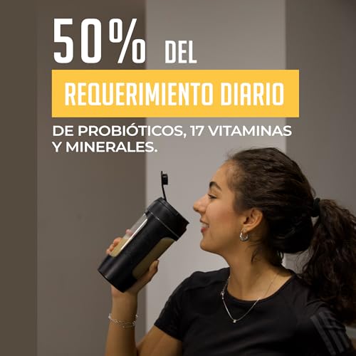 GRICHA Protein Powder with Supplements. Cricket and Plant Based, Best for Your Gut fulled with The 50% of Your Daily Needs of Probiotics, Vitamin B12, Vitamina D, Zinc and Iron. - Image 5