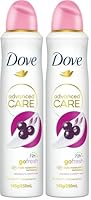 Dove Advanced Care Go Fresh Acai Berry & Waterlily 72h Antiperspirant Deodorant 250 mL (Pack of 2)