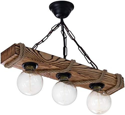 MIRA-Handmade Solid Pine Tree Chandelier Rustic Aged Wood Ceiling Pendant Light Vintage Retro Unique Design