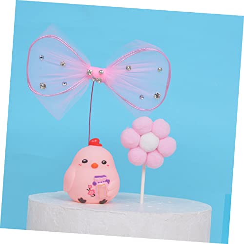 TOGEVAL 2 Pçs Preto Decoração De Casamento Cupcake Topper Palitos De Dente De Madeira Cupcake Topper