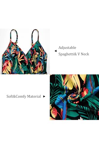 Image of Newshows Women's 2026 Lightweight Summer Wedding Guest Beach Vacation Casual V Neck Split Flowy Maxi Dress