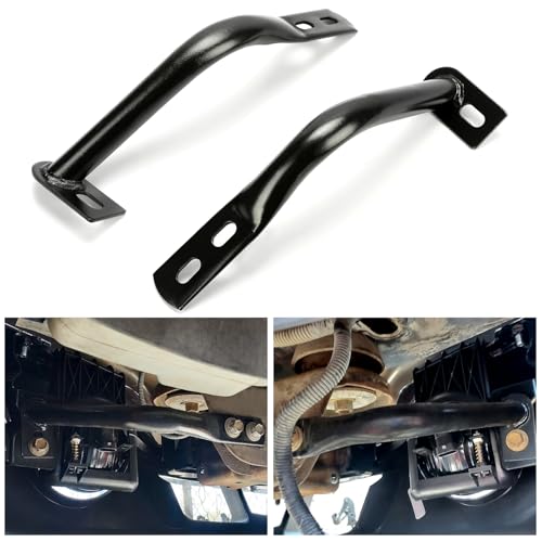 KUAFU Front LH & RH Bumper Bracket Compatible with 2003-2007 Chevy Silverado 1500 Avalanche & 2003-2007 GMC Sierra 1500 Replacement for 15184117 GM1067159 15184116 GM1066159 Set of 2