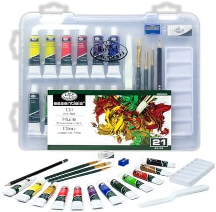 Royal & Langnickel Essentials Clear View Oil Painting Set, Small