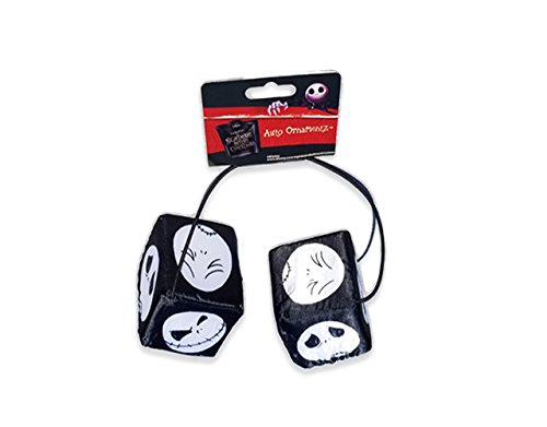 Nightmare Before Christmas Jack Skellington Dice Auto Ornamentz- 3