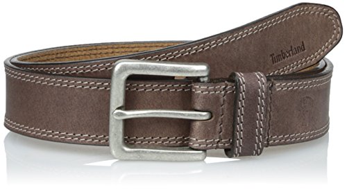 Timberland 35mm Boot Leather Belt Dark Brown 34