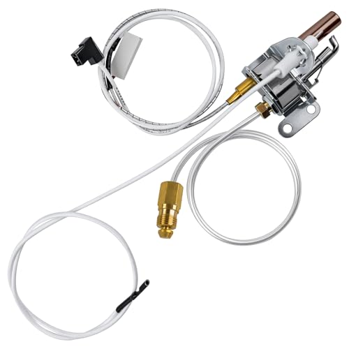 Hoeine 233-47845-05 Water Heater Pilot Assembly Compatible with Bradford White Water Heater - Includes Thermocouple & Burner Assembly, Replacement Parts to Fix Ignition & Heating Problems