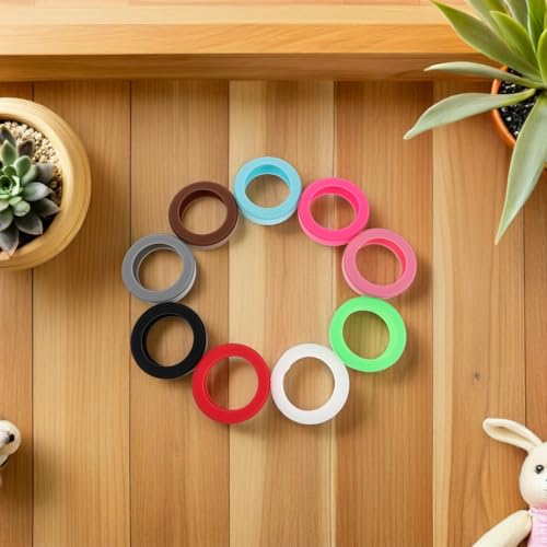 Bridas reutilizables de silicona para evitar nudos en cables de auriculares 8