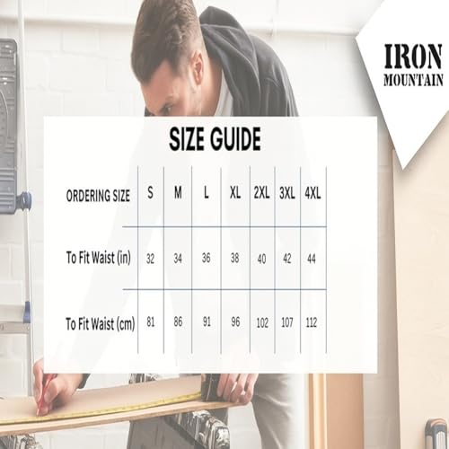 Iron Mountain Herren Jogginghose Umweltfreundliche Jogginghose aus recyceltem Garn, Jogger, Trainingshose mit Bündchen, Schwarz, M
