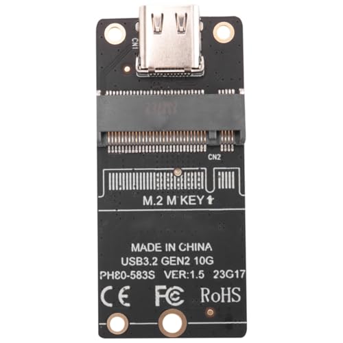 4X Adaptador M.2 a Tipo-C para SSD con Chip JMS583 10Gbps miniatura 2