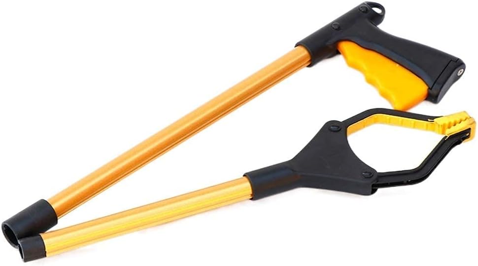 Tool, 31" Foldable Litter Picker Lightweight Aluminum Reaching Aid with Rotating Rubber Gripper, Long Arm Extender Pick-up Tool for Elderly,Garden Gripper(OneColor)