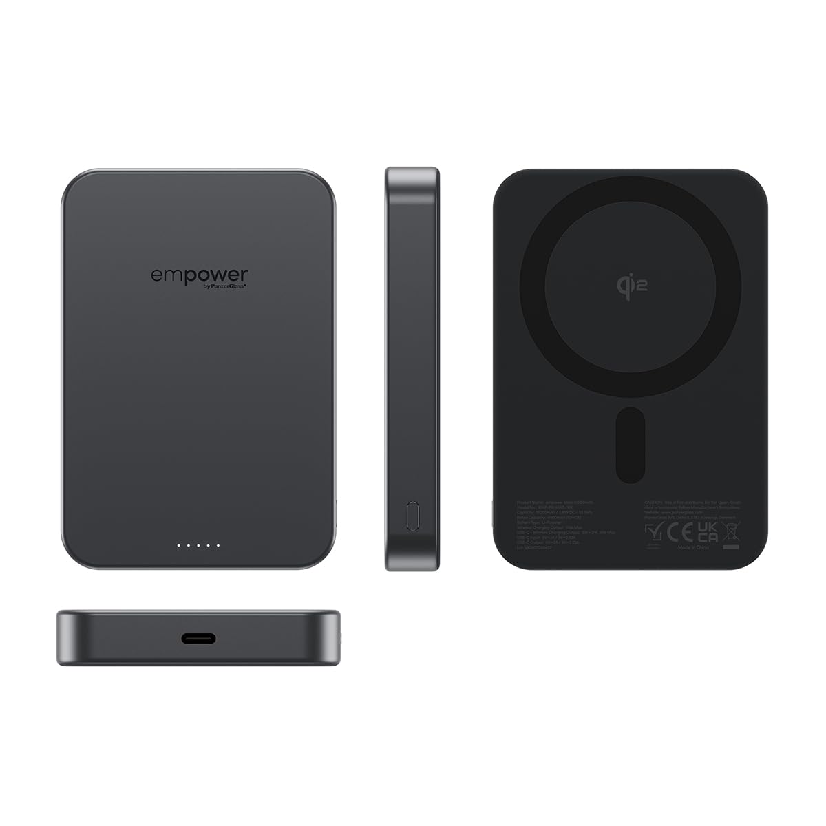 PanzerGlass empower Powerbank 10000mAh Space Black