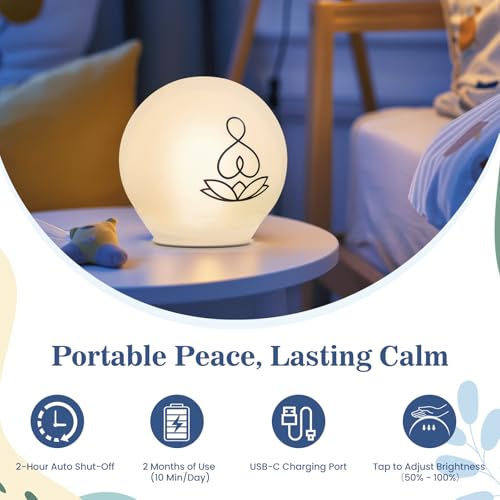 Syrinx Guided Meditation Light – Meditation Aid with Rhythmic Glow for Focus, Mindfulness Tool for Calm Down Corner, Quiet Rooms, Home or Office Use - Image 6