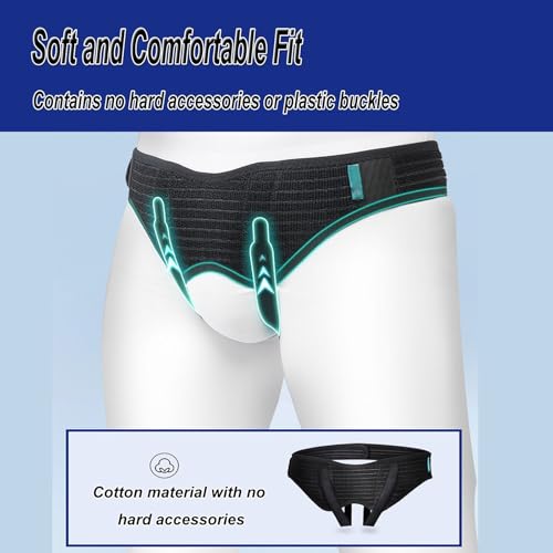 Faja para Hernia Mediana unisex para soporte inguinal miniatura 5