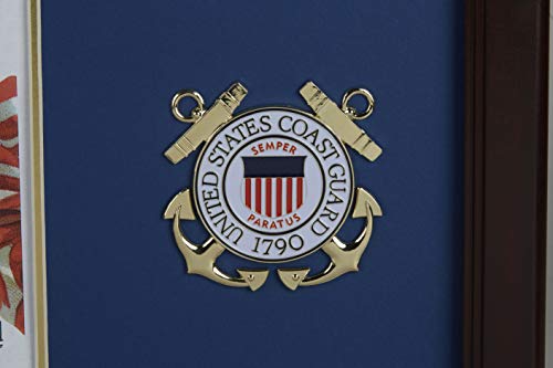 Allied Frame Us Coast Guard Medallion Portrait Picture Frame With Stars - 5 X 7 Inch #TOP1