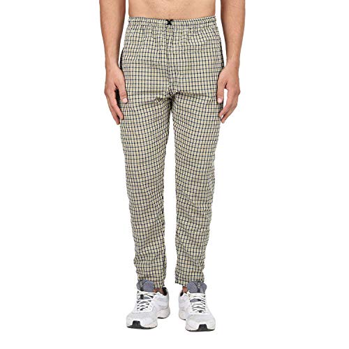 Image of Men's Cotton Checkered Pajama,