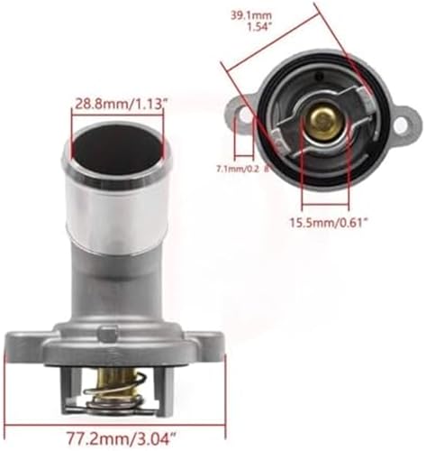 Assemblage couvercle de thermostat avec sortie d'eau pour Gm