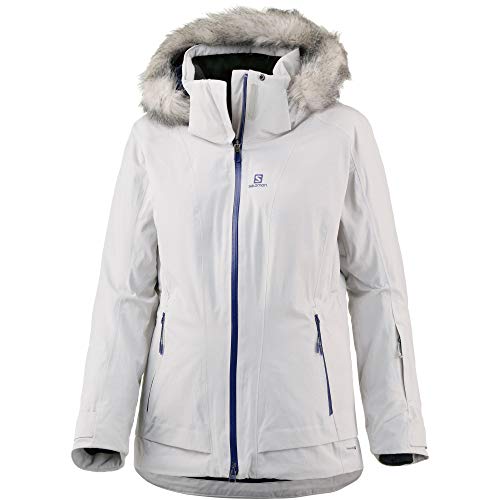 Salomon Weekend+ JKT W Snow Skiing Apparel, Vapor Heather, Medium