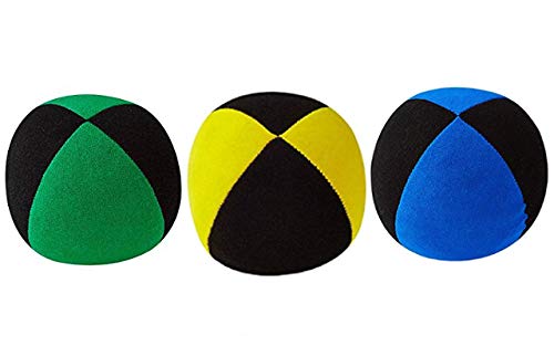 DiaboloNet Henrys Jonglierbälle Superior Medium gelb-schwarz grün-schwarz blau-schwarz Cover
