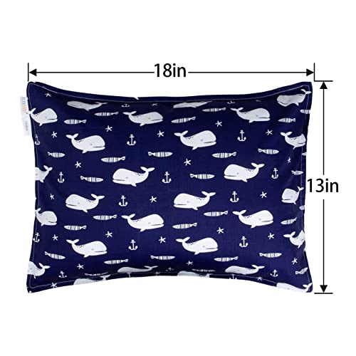 Image of ALVABABY Toddler Pillowcases Cotton Fit 13 inchx 18 inch or 12 inchx16 inch Kids Pillow