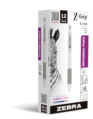 Porte-mines 0.7mm Zebra Pen Z-Grip pour optimiser la prise de notes au bureau et à l'université