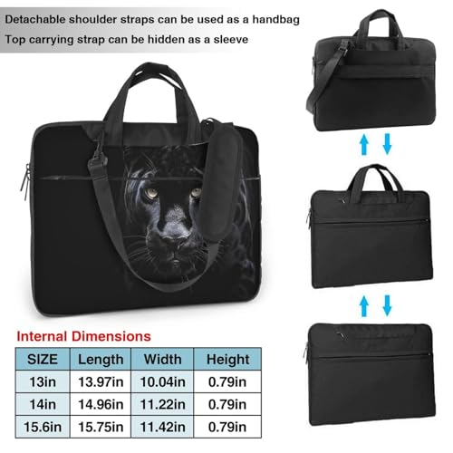 Bolso tipo Tote para portátil Animal Panther miniatura 4