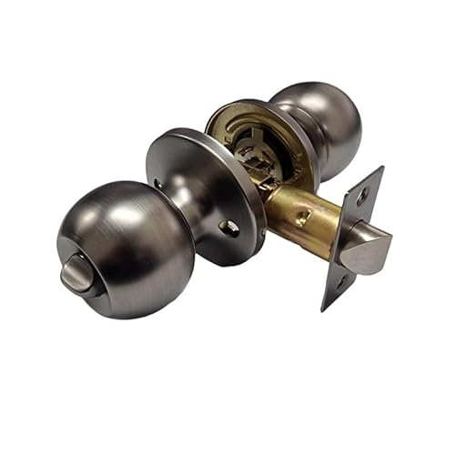 Romak 608970 Knob Set Privacy Knob Gunmetal