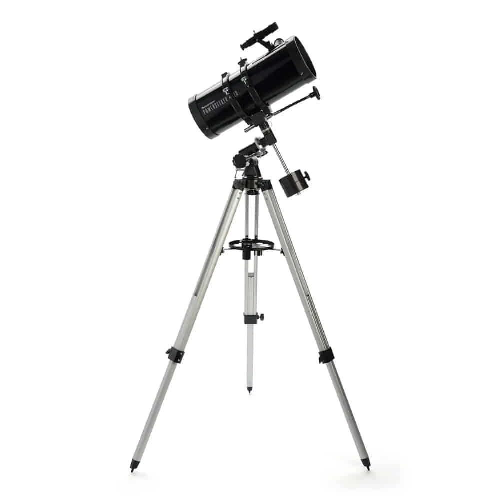Celestron 22039 Powerseeker 127EQ Teleskop, Motor sürücü ve telefon adaptörü hediyeli