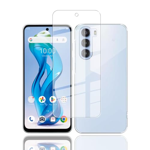 【1+1入り】対応 ZTE Nubia S 5G A403ZT 用の フィルム 強化ガラス 液晶保護フィルム+透明 TPU ケース 日本旭硝子素材採用 硬度9H 耐衝撃 撥油性 高透過 飛散防止 ZTE Nubia S 5G A403ZT 用の ケース ク