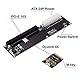 chenyang Oculink SFF-8612 auf PCI-E 3.0/4.0 M.2 M-Key auf SFF-8611 Hostadapter für eGPU/GPD Win Max2 externe Grafikkarte und SSD