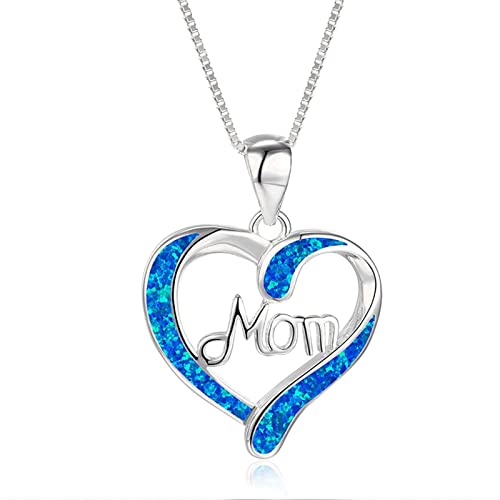 Collier de coeur élégant en boîte cadeau chic pour la fête des mères
