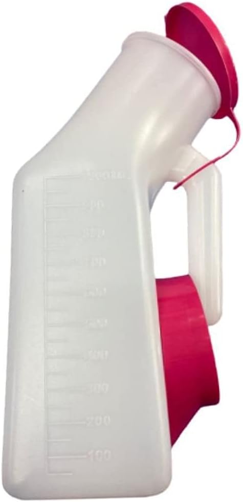 Urine Pot for Male and female, Urine Collector for bed Patient man women and old ladies, Unisex Polypropylene Autoclavable Urinal (1000 ml)