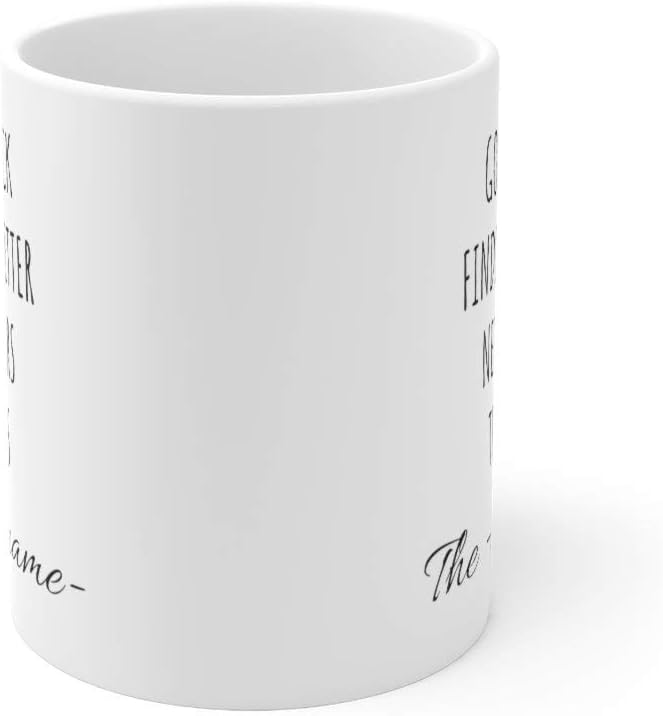 Panvola Good Luck Finding Better Neighbors Than Us Coffee Mug Moving away Coffee Mug (11 oz Personalized) - Image 4