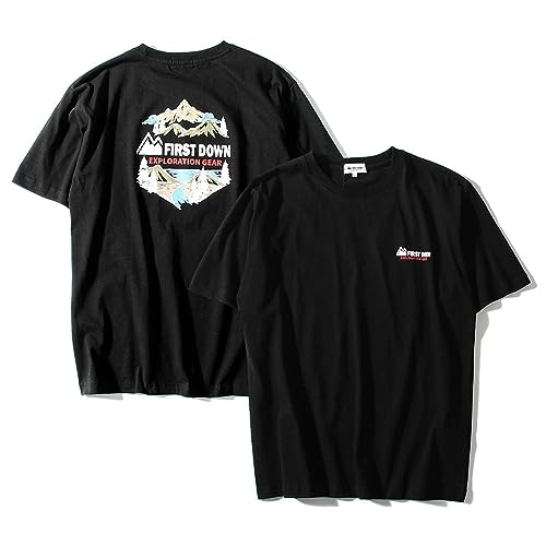 [FIRST DOWN EXPLORATION GEAR] �t�@�[�X�g�_�E�� �G�N�X�v�����[�V���� �M�A �T�[�N�� �R���S �o�b�N�v�����g T�V���c ���� USA�R�b�g�� �����Y (L, �u���b�N)