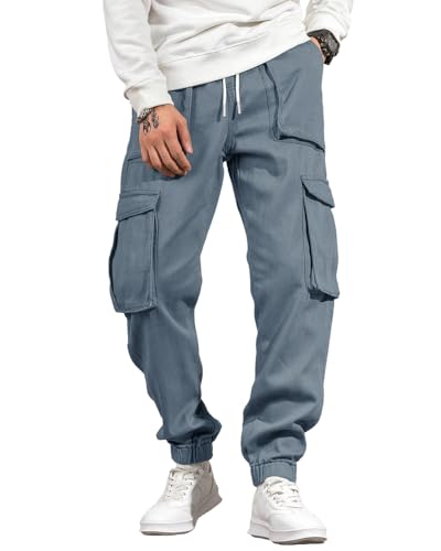Image of Noble Monk Cargo for Men || Cotton Cargo Pant || Stylish Multi-Pocket Casual Trousers for Men
