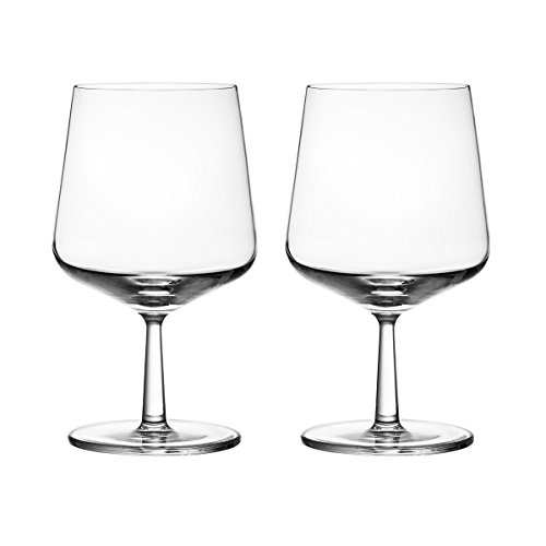 Iittala Essence Beer Glass Set of Two (16oz) ,Clear