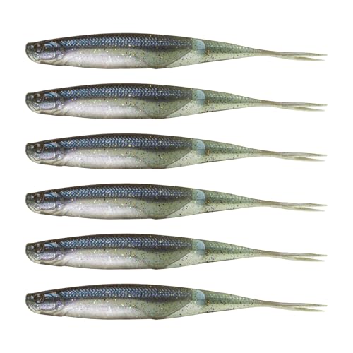 6th Sense – Shindo Bass Fishing Lure Soft Plastic Twitch Bait for Jighead Hover Rig Weightless